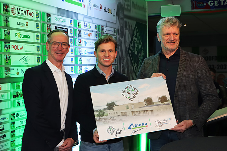 Startsein verbouw Sportclub Genemuiden na jaren voorbereiding
