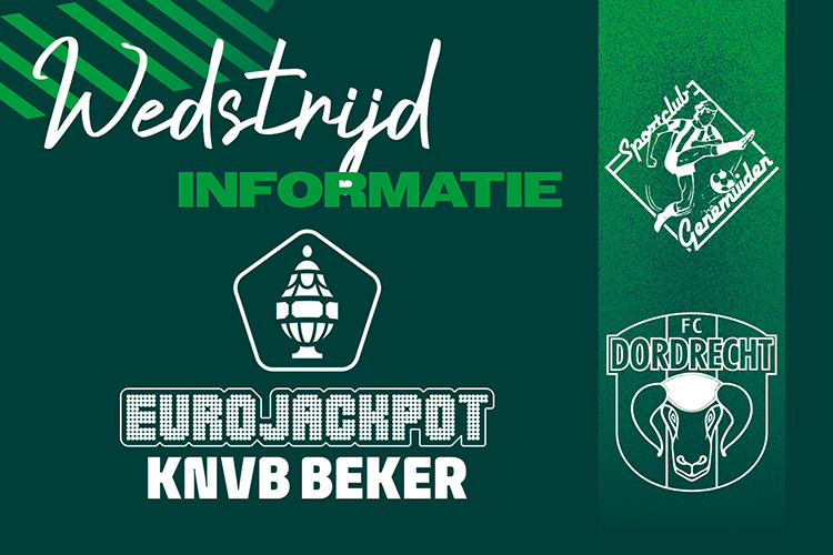 Wedstrijdinformatie SC Genemuiden – FC Dordrecht